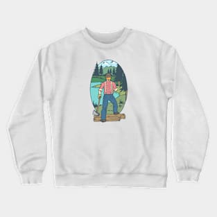 Lumberjack Forest Cartoon Kids Tshirt Crewneck Sweatshirt